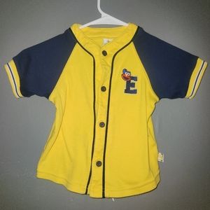 ELMO vintage 90s Sesame Street Baseball themed Top